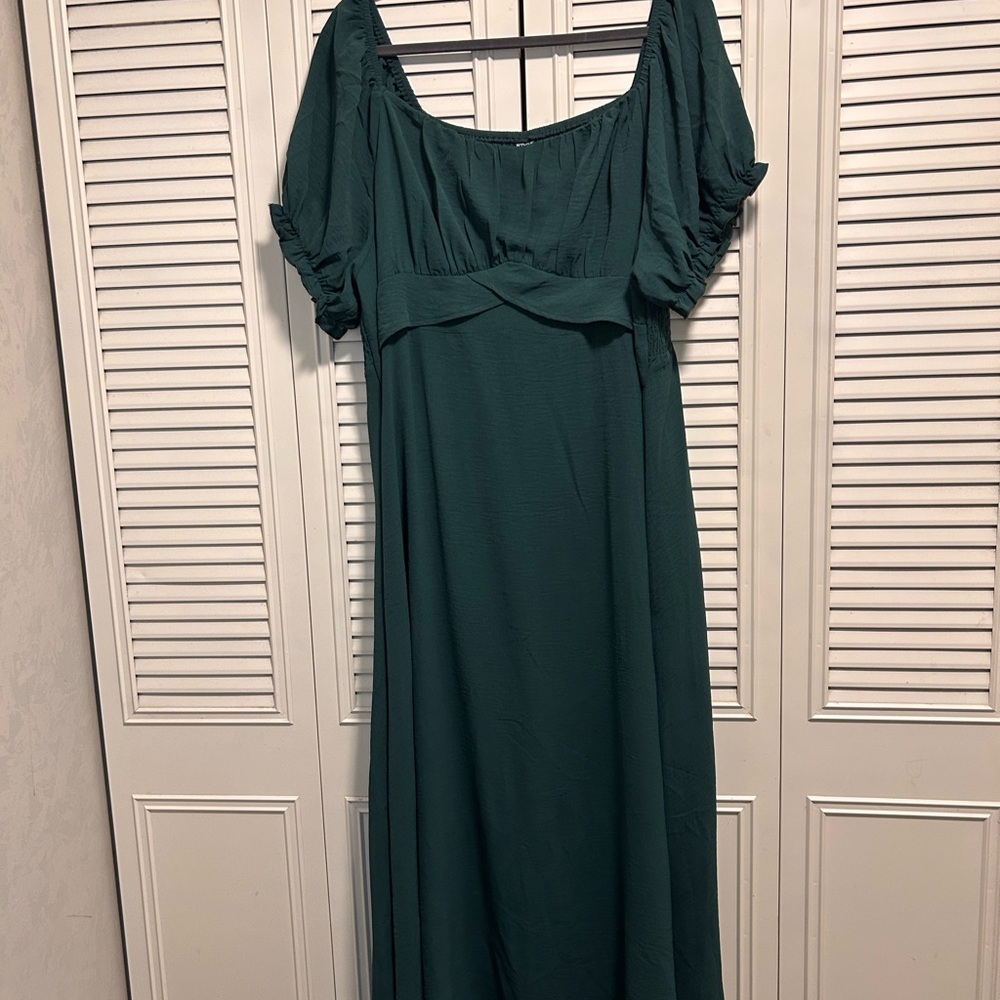 Chic Teal Maxi Dress (never worn)